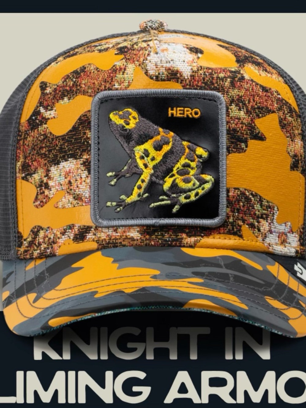 Goorin Bros. Warfare Art Thou "KNIGHT IN SLIMING ARMOR" Trucker Hat. NWT